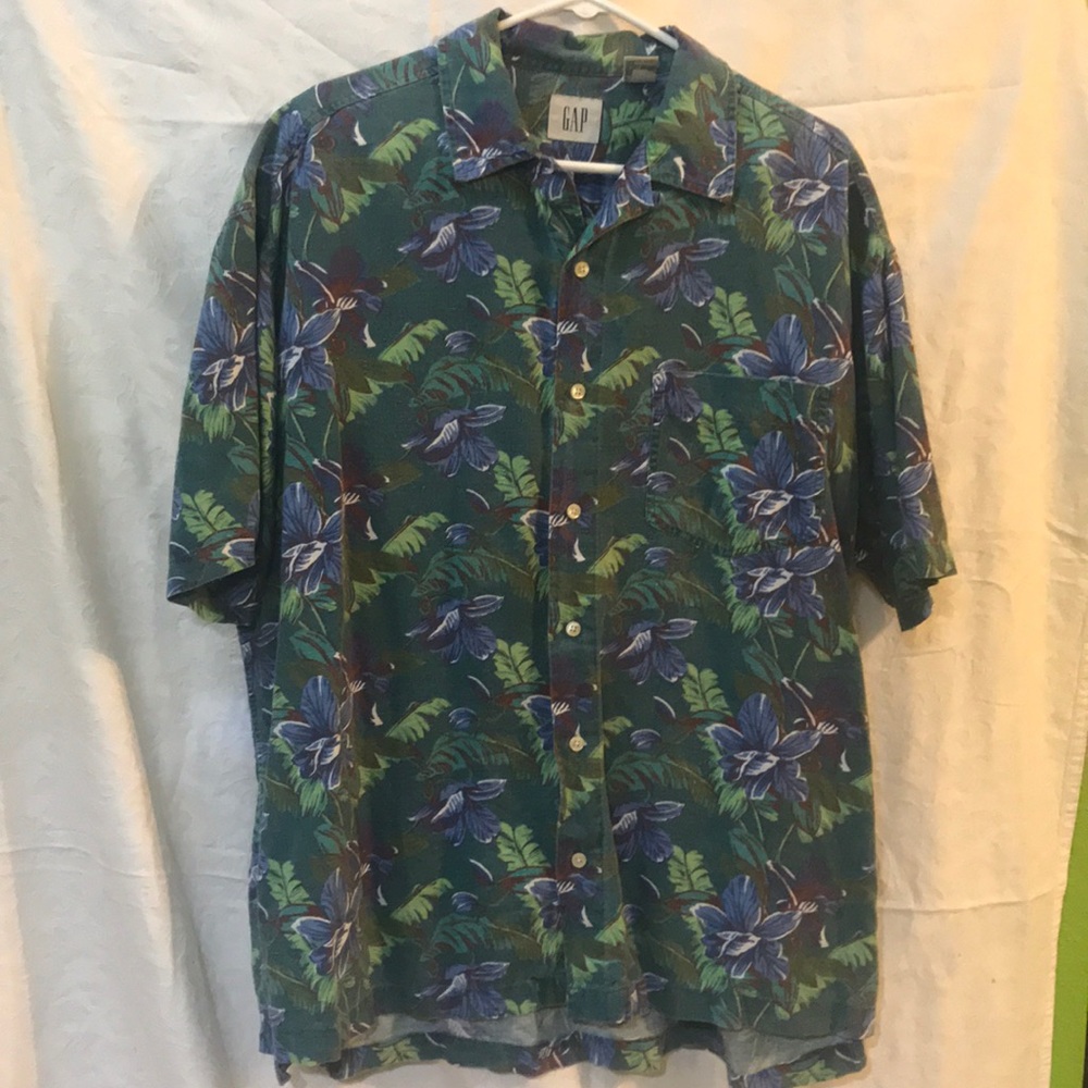 Gap Button Down Aloha Shirt